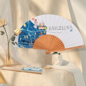 Wooden Hand Fans Spanish Wood Fan with Your Own Design