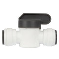 RO Water Straight Connector Ro Spare Parts Water Purifier Plastic Ball Valve Size 1/2 Inch