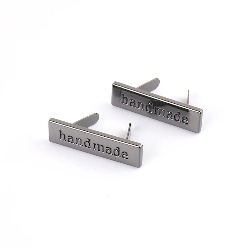Factory Price 36mm Handmade Logo Bag Accessories Handmade Label for Bags