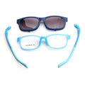 Factory Wholesale Kids Silicone Sunglasses New Design Fashion Multicolor Polarized Clip-On Sunglasses Eyeglasses for Kids