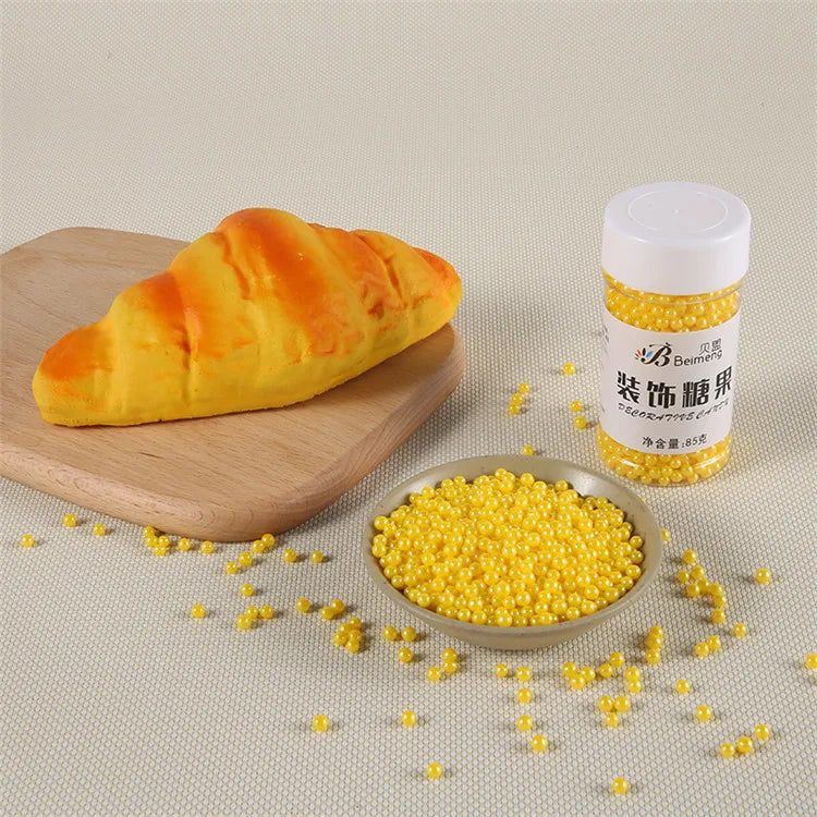 New Candy Beads Birthday Party Cake Decoration Sugar Candy Beads Edible Sugar Pearl Sprinkles 85g