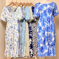 New Arrival Korea Style Chiffon Dress Women's Summer Puff Sleeve Flower Halter Cute Floral Girl Casual Dress