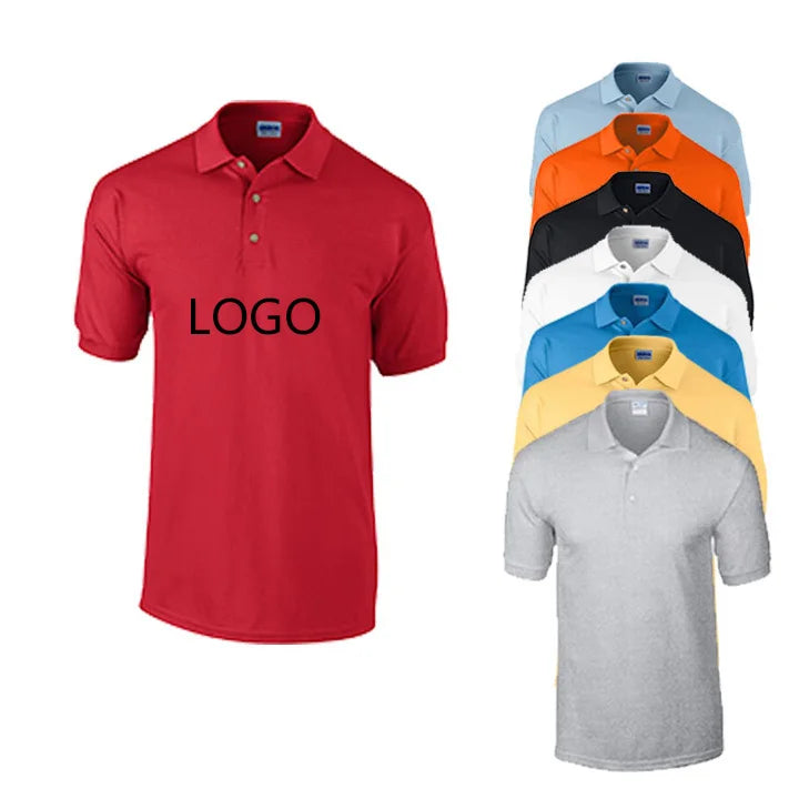First Grade Quality Men Custom Sublimation Printed Men's Polo T-Shirt Stock Cotton Polo Shirt Men
