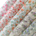 0.4-0.5mmCustom Translucent Flower Printing Matte Soft Vinyl Eva Film for Making Craft Bag