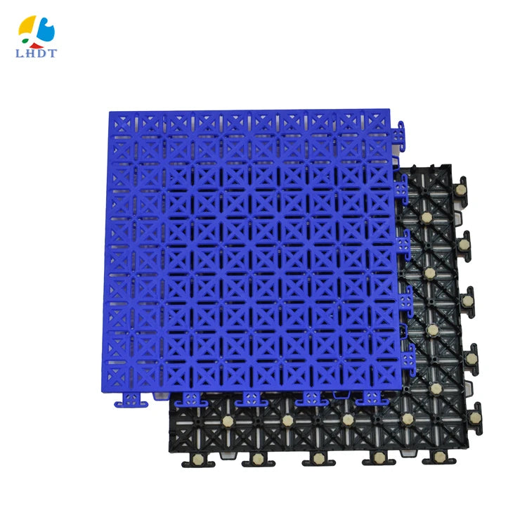 LHDT Interlocking interlocking pp sports floor with cushion - Durable Non-slip Floor Tiles for Sports Courts