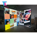 Aluminum 20x8 Trade Show Portable Custom Modular Exhibition LED Backdrop Display Stand Seg Tradeshow Backlit Fabric Lightbox