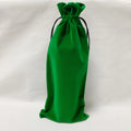 Custom Logo Eco-friendly Christmas Topic Velvet Wine Bottle Gift Bag Pouch Velvet