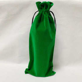 Custom Logo Eco-friendly Christmas Topic Velvet Wine Bottle Gift Bag Pouch Velvet