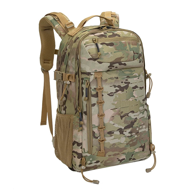GAF 500D Nylon Durable Tactical Outdoor Waterproof Anti-Theft Zipper Closure Backpack Assault Bag with Molle System
