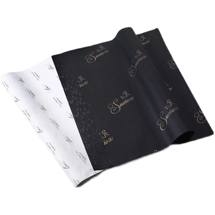 Customized Printed Christmas Packaging Kraft Brand Wrapping Gift Tissue Paper for Clothes