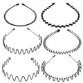 Hot Sale Hair Hoop Simple Adjustable Non-slip Metal Spring Headband for Men
