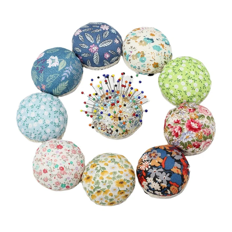Wrist Pin Cushions Sewing Needle Cushion Holder Band Wearable Pincushions for Sewing Quilting Pins Holder