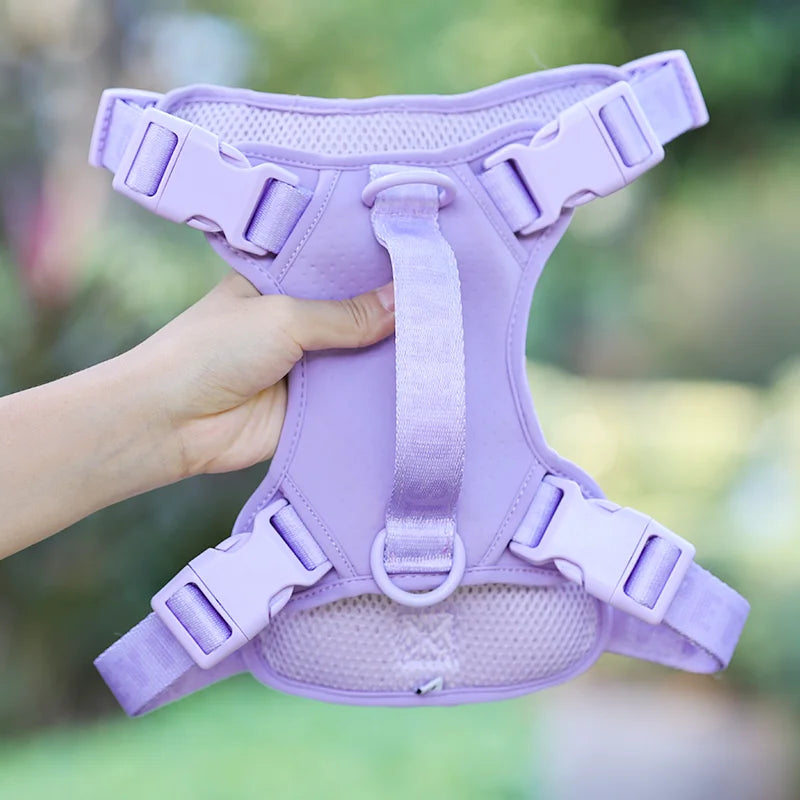 Pet Products Adjustable Breathable Dog Vest Harness for Dog Bull Wholesale Nylon Soft Leash Big Dog Pet Harness