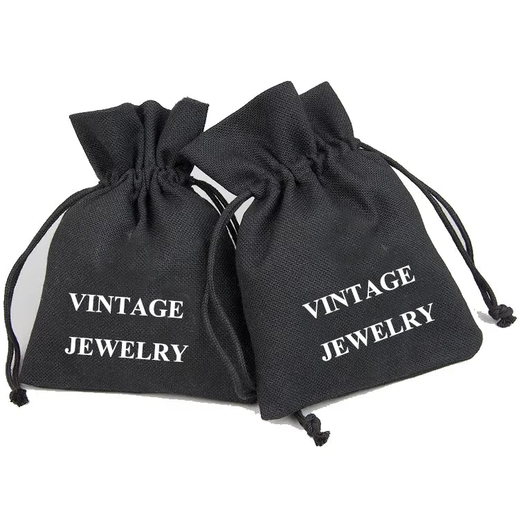 Custom Reusable Cotton Linen Drawstring Gift Bag Eco-friendly Muslin Drawstring Dust Pouch for Soap Candle Package