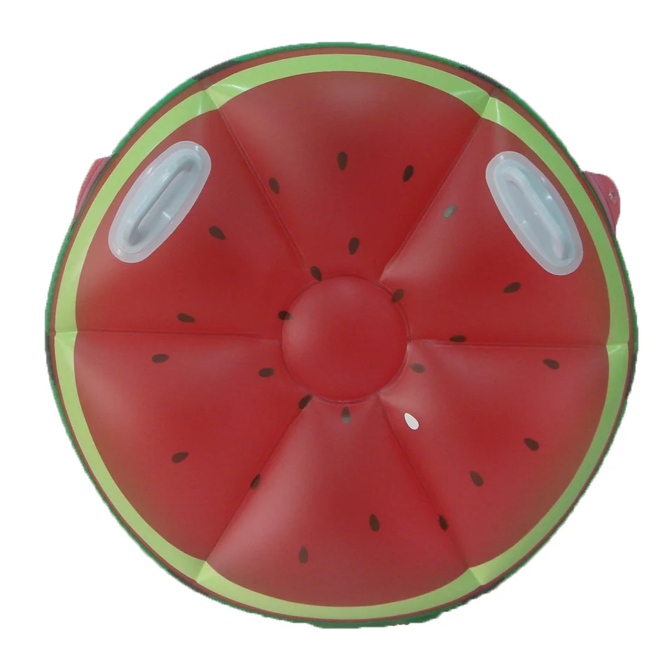 Custom Hot Selling Watermelon Island Yacht-Inspired Inflatable PVC Pool Float Rider for Swimming Amusement Indoor Use