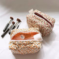 Large Capacity Cloth Towel Cosmetic Bag With Zipper Cosmetic Bags Professional Travel Organizer Makeup Bag