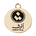 Wholesale Shape Enamel Logo Metal Hang Tags Pendant Cute Style Bag Accessory Silver Plating Gold Charms Christian Symbol