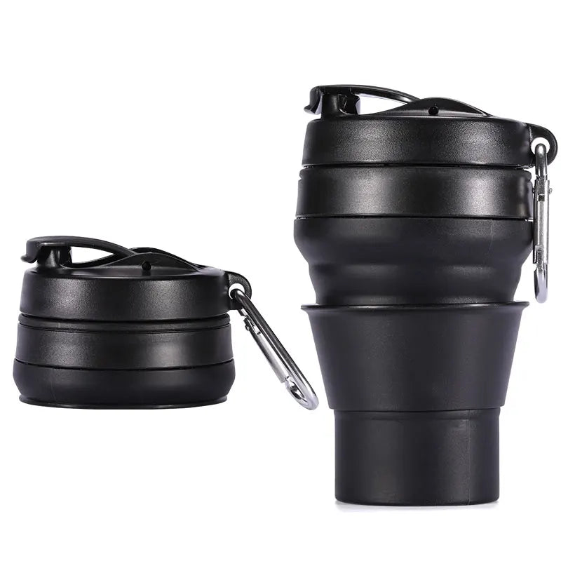 New Item Travel Drinking Folding Collapsible Coffee Mug Foldable Cup Stand