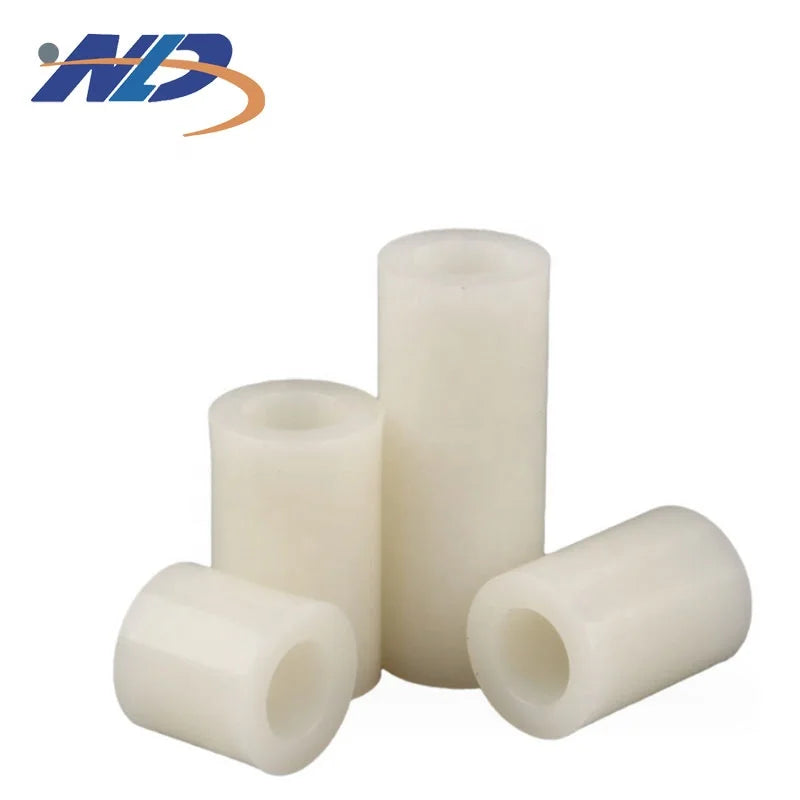 OEM Nylon Sleeve M3-M8 Insulated Isolation Column Straight ABS Gasket Round Hole Pillar Round Body Plastic Spacer Column
