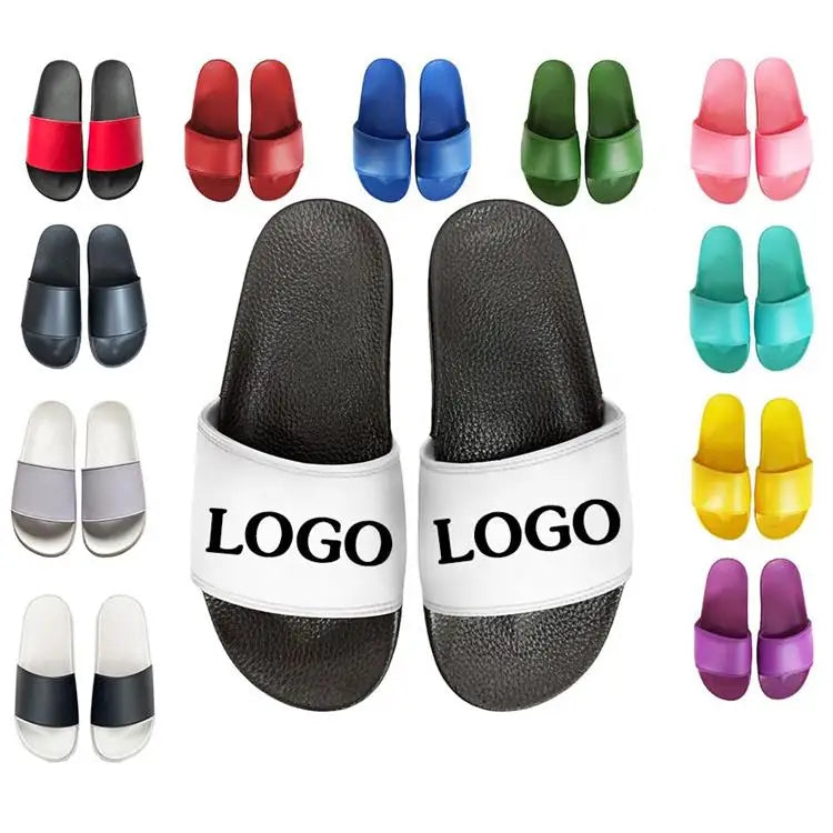 High Quality Custom Slippers With Logo Men 3d Printed Slippers PVC Footwear Slides Custom Logo Sandal Unisex Custom Slippers