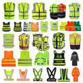 Gilet Securite Reflective Coverall Multi Colored Hooded Sweatshirts 3m Reflective Material Hi Viz Workwear MegaBDM