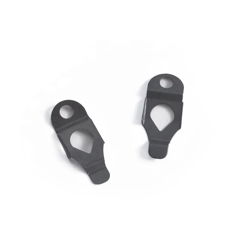 TS-K158 Iron Zinc Plated Black Picture Frame Clips for Small Photo Frames Durable Hardware 10x35mm