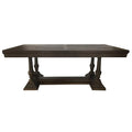 Vintage Convertible Modern Rectangular Solid Oak Wooden Dining Table for Wedding Banquets & Restaurant Use