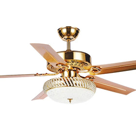 5 Blade Living Dinning Bed Room Decoration Led Ceiling Fan Wholesale Ceiling Fans Smart Home Lights JY3128