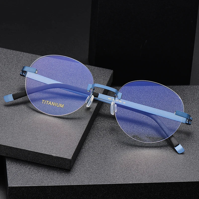 CS2421 High Pure Titanium Optical Frame Good Quality Glasses for Men and Women Eyeglasses Frames 2026 MegaBDM
