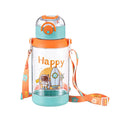 Madou 700ml BPA-Free Kids Water Bottle with Straw Portable Cute Pattern School Drink Free Sample