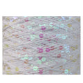 3MM+6MM 100% Cotton Sequins Yarn Blend Colorful Dyed Fancy Yarn for Crochet Hand Knitting