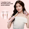 Auto Ceramic 2-in-1 Hair Rotating Curler PTC 32mm Roll Curling Straightener Irons Easy Use Straighten Multi Hair Styling Tool