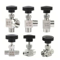 Straight Needle Valve Stainless Steel 1/4 1/2 NPT Flow Control Instrumentation Oil Gas Needle Valve