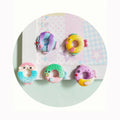 Cartoon Fish Donut Resin Cabochon Miniature Food Art Supply Decoration Charm DIY