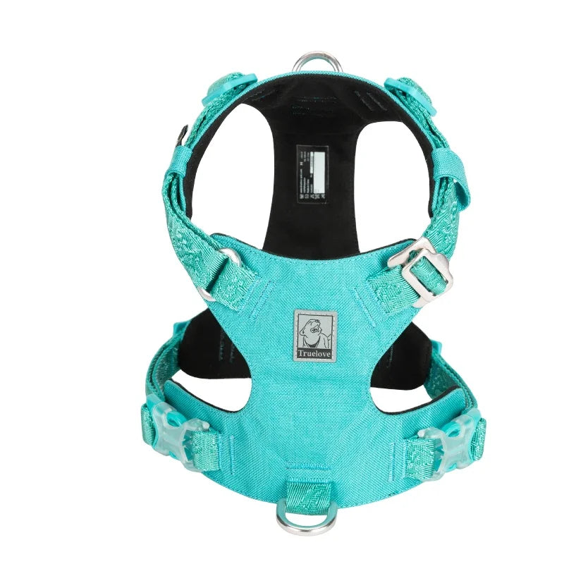Truelove Luxury Dog Harness Reversible Training Vest Reflective Pet Harness Breathable Neoprene Oxford Own Brand Fashion Padded