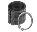 Black Oxide Coating Retaining Rings for Shafts DIN471 Din 471 65Mn Spring Carbon Steel Retaining External Circlips Rings