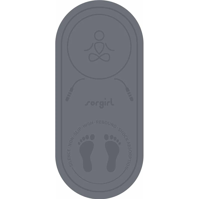 Shockproof Sound Insulation Jump Rope Yoga Mat with  High Density Thick Non-slip Fitness Mat Indoor Sports Fitness Mat