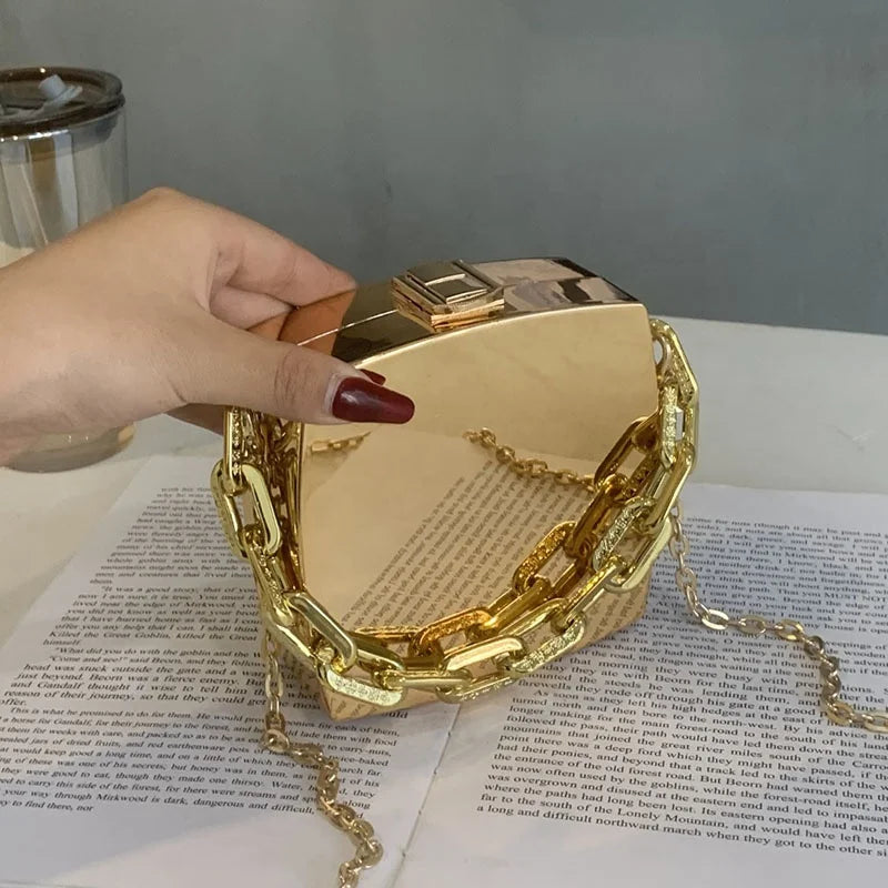 2025 Hot Fashion Luxury Acrylic New Designer Chain Bags Cross Shoulder Belt Small Jelly  Handbag Mini Shoulder Bags for Women