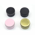 Wholesale Candle Tins Flat Shallow Candle Tins Wholesale 0.5oz 1oz 2oz 3oz 4oz 8oz 10oz slip Flip Screw Window Lid