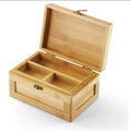 Wooden Storage Boxes Rolling Tray Box