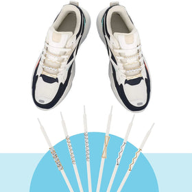 TOP Metal Pearl Crystal Shoe Charms Accessories Shoelace Charms for Sneakers