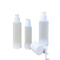 Wholesale Clear Matte Frosted Round 15ml 20ml 30ml 50ml 80ml 100ml Airless Pump Bottle