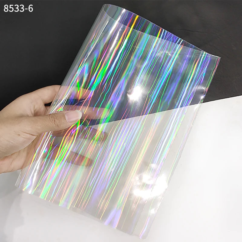 Wholesale 0.4MM Soft Laser Meson TPU Holographic Film Roll