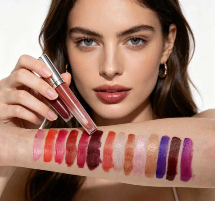 Best Selling Long Lasting Mineral Glossy Lip Gloss Private Label for Fashionable Makeup Wholesale Custom Your Own Style
