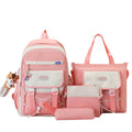 Student Schoolbag Female New Large-Capacity Backpack Ins Simple Cute Casual Backpack One Piece Dropshipping 0213