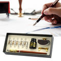 New Christmas Gift Feather Pens Calligraphy Pens Customizable LOGO Feather Fountain Pens