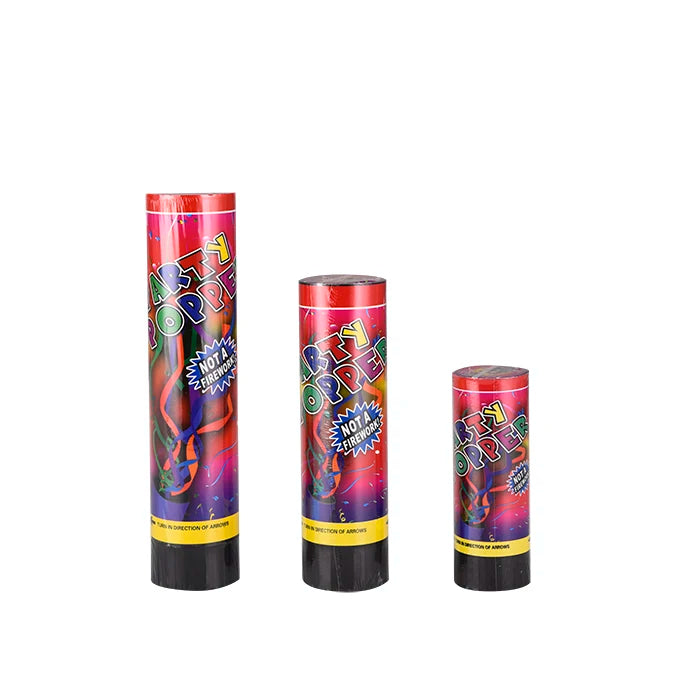 2--3M Shooting Spring Plastic Compressed Air Mini Streamer Party Popper Party Decorations Party Confetti Cannon