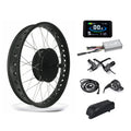 Cassete Wheel 48V 1500W Electric Motor Bicycle with Rear Carrier Lithium Battery LCD Display Thumb Throttle Maximum Speed 50km/h