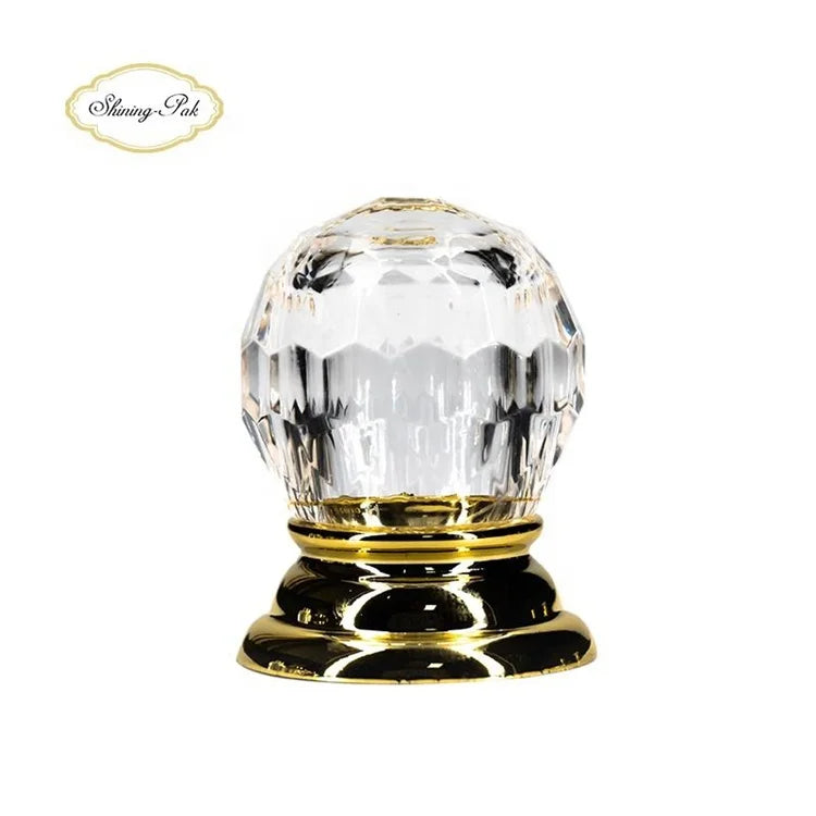 Luxury 15mm Clear Surlyn Acrylic Perfume Cap Custom Stone for Ball Shape Smart Lids