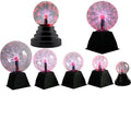 Magic Glass Plasma Ball Sphere Lightning Lamp Light Party 345678-inch Night Atmosphere Lamp Black Base Ion Electrostatic Ball